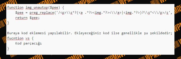 Functions.php Dosyasında Kod Nereye Eklenir