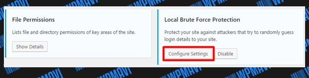 iThemes Security Ayarları Local Brute Force Protection Ayarları