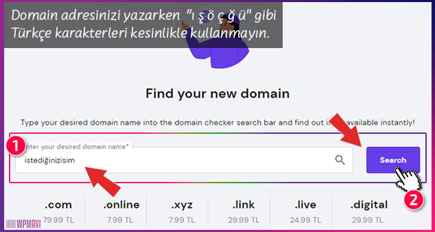 Host Domain Satın Al - Domain Sorgulama