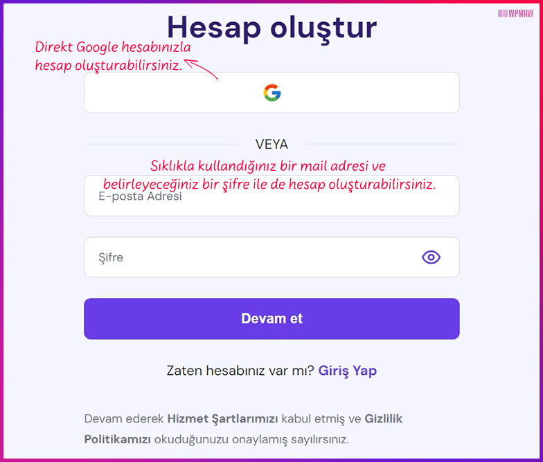 elementor ile site yapmak - Hosting Hesabı Oluşturma