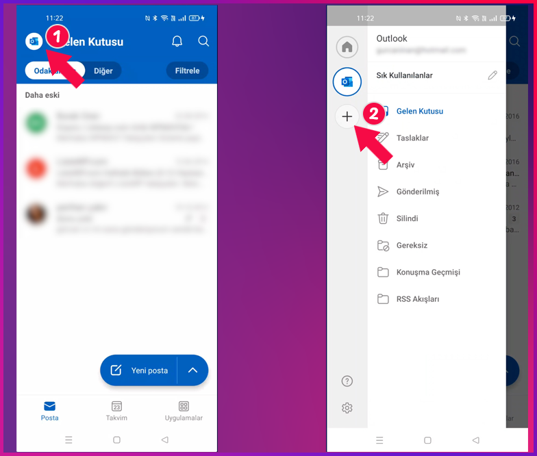 info maili telefona kurma - Şirket Mailini Telefona Kurma (Outlook) 1. Adım