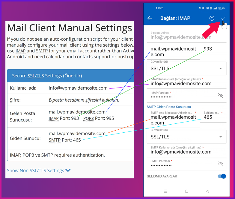 kurumsal mail kurulumu - Şirket Mailini Telefona Kurma (Outlook) 4. Adım