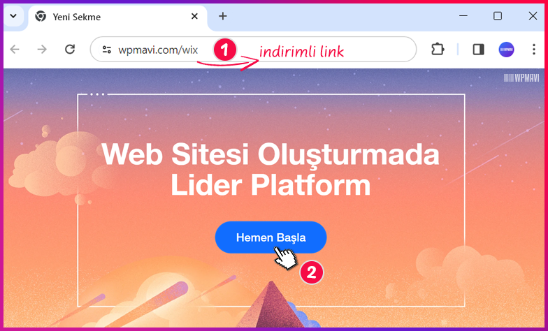 Wix ile web sitesi yapma - wix site giriş